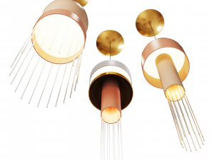 Roche bobois nappe xl suspension 3D Model