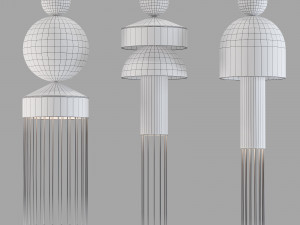 Roche bobois nappe xl suspension 3D 모델