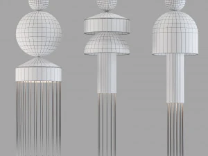 Roche bobois nappe xl suspension 3D Model