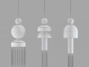Roche bobois nappe xl suspension 3D 모델