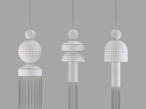 Roche bobois nappe xl suspension 3D Model