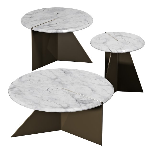 Roche bobois nenuphar cocktail table 3D Modell .c4d .max .obj .3ds .fbx .stl .blend 