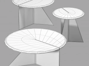 Roche bobois nenuphar cocktail table 3D Model