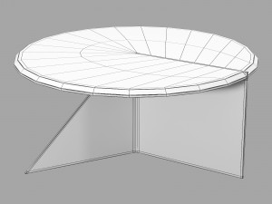 Roche bobois nenuphar cocktail table 3D Modell