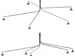 Roche bobois nomad ceiling lamp 3D Model