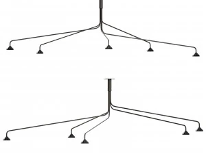 Lumin&aacute;ria de teto n&ocirc;made Roche bobois Modelo 3D