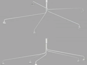 Lumin&aacute;ria de teto n&ocirc;made Roche bobois Modelo 3D