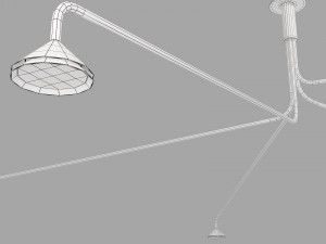 Roche bobois nomad ceiling lamp Modello 3D