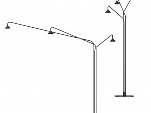 Roche bobois nomad floor lamp Modèle 3D