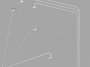 Roche bobois nomad floor lamp Modèle 3D