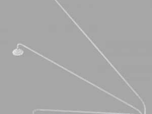 Roche bobois nomad floor lamp 3D Model