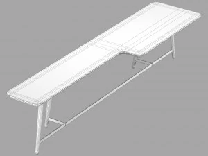 Roche bobois octet cocktail table 3D Model