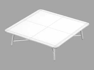 Roche bobois octet cocktail table 3D Model