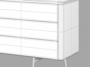 Roche bobois octet dresser 3D Model