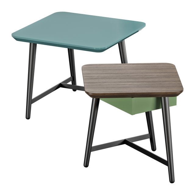 Roche bobois octet end table 3D 模型 .c4d .max .obj .3ds .fbx .stl .blend