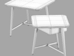Roche bobois octet end table 3D 模型