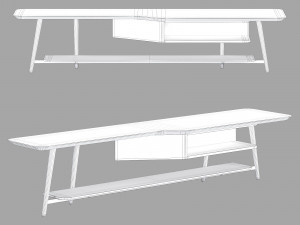 Roche bobois octet tv-unit 3D-Modell