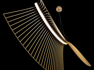 Roche bobois parabola suspension Modello 3D