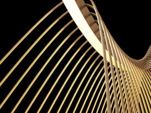 Roche bobois parabola suspension Modello 3D