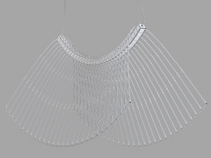 Roche bobois parabola suspension Modello 3D