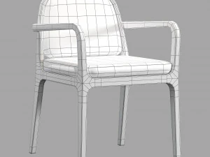 Roche bobois paris paname chair bridge 3D Model