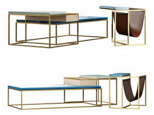 Roche bobois paris paname cocktail table 3D Model