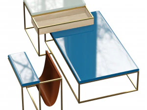 Roche bobois paris paname cocktail table 3D Model