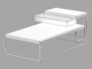 Roche bobois paris paname cocktail table 3D Model