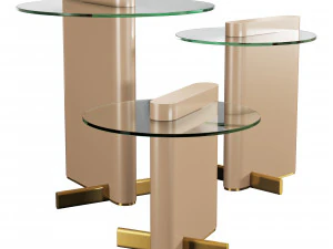 Roche bobois paris paname cocktail table 3D Model