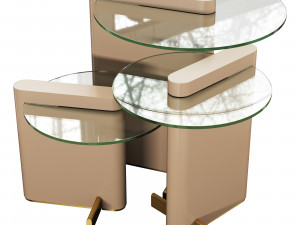 Roche bobois paris paname coffee table 3D 모델