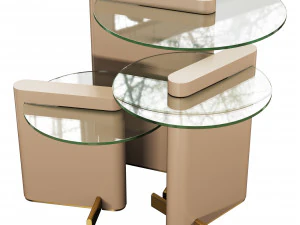 Roche bobois paris paname coffee table 3D Model