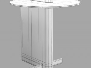 Roche bobois paris paname coffee table 3D 모델