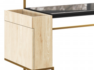 Roche bobois paris paname console Modelo 3D