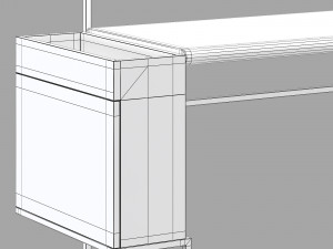 Roche bobois paris paname console Modelo 3D