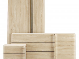 Roche bobois paris paname storage set 3D Model