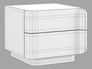 Roche bobois paris paname storage set Model 3D