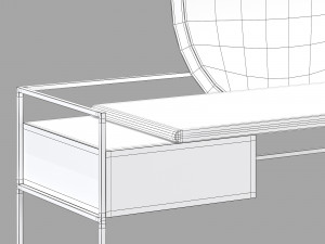 Roche bobois paris paname vanity 3D मॉडल