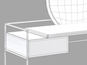 Roche bobois paris paname vanity 3D Model