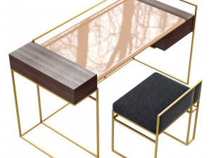 Roche bobois paris paname writing desk Modelo 3D