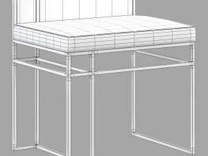 Roche bobois paris paname writing desk Modelo 3D