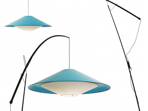Roche bobois pekin outdoor floor lamp 3D Model