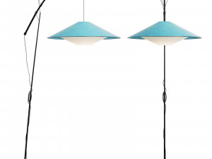 Roche bobois pekin outdoor floor lamp Model 3D