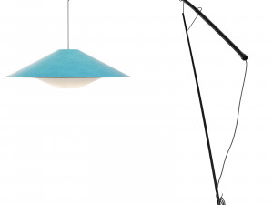 Roche bobois pekin outdoor floor lamp Model 3D