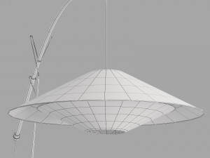 Roche bobois pekin outdoor floor lamp Model 3D