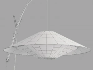 Roche bobois pekin outdoor floor lamp 3D Model
