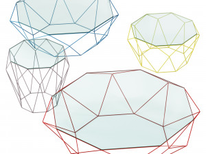 Roche bobois precious cocktail table Modelo 3D