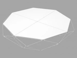 Roche bobois precious cocktail table 3D Model