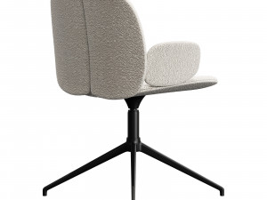 Roche bobois pulp armchair central leg 3D Model