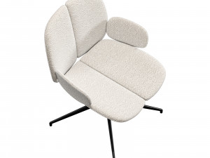 Roche bobois pulp armchair central leg 3D Model