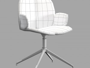 Roche bobois pulp armchair central leg 3D Model